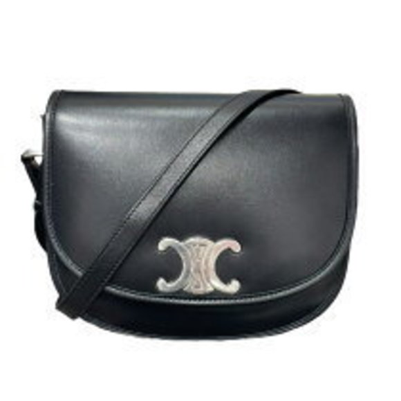Celine Psastrionf Shoulder Bag black calfskin - Picture 1 of 7